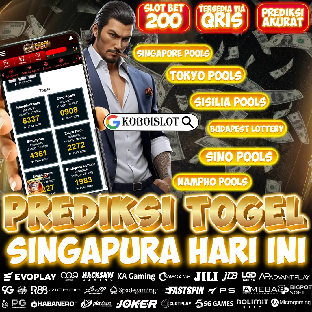 KOBOISLOT SGP - Situs Prediksi Keluaran Togel Singapore Hari Ini